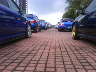 At Grandstand. Got it from Subaru Forum